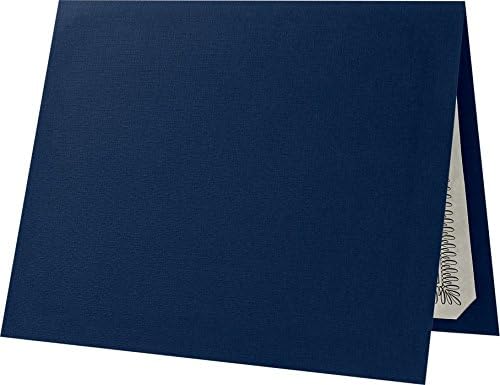 LUXPaper 9.5" x 12" Certificate Holders | Nautical Blue Linen | 100lb. Cover | by LUXPaper