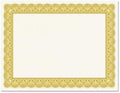 Elite Gold & White Parchment Certificate Papers by Fine+Stationery