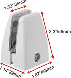 KSWLOR 20 PCS Office Desk Partition Support Bracket, Desk Divider Clamp - Image 4