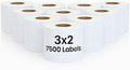 3" x 2" Direct Thermal Labels Roll, 10 Rolls, Compatible by Unknown