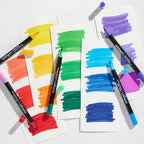 kingart 48-piece acrylic paint marker set – 2mm showing dimensions
