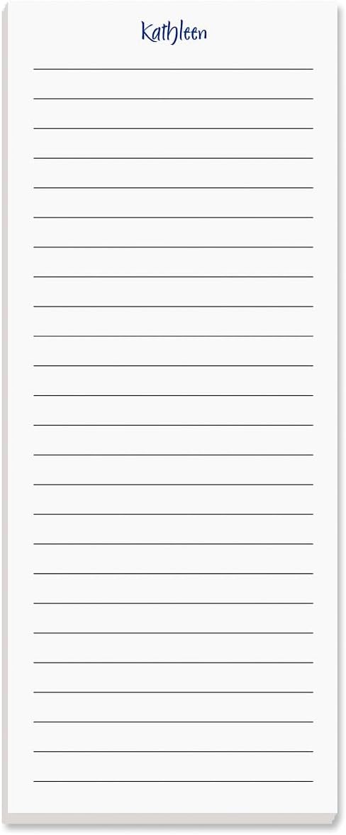 Current Elegant Lined Personalized Notepads – Set of 3, 50-Sheet Pads, 3 1/4 x - Image 6