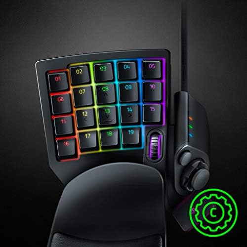 Razer Tartarus V2 Left-Handed Gaming Keypad, 32 Programmable Keys, Black