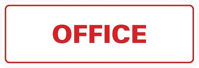 Signs ByLITA Standard Office Sign by SignsByLITA