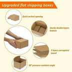 horlimer 7x5x4 inches shipping boxes set of 50, close-up detail