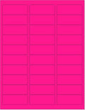 8-1/2 x 11" Neon Color High Light Fluorescent Labels by NextDayLabels