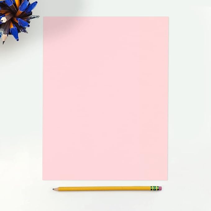 LUXPaper 8.5" x 11" Cardstock | Letter Size | Candy Pink | 100lb. Cover | 50 Qty - Image 3