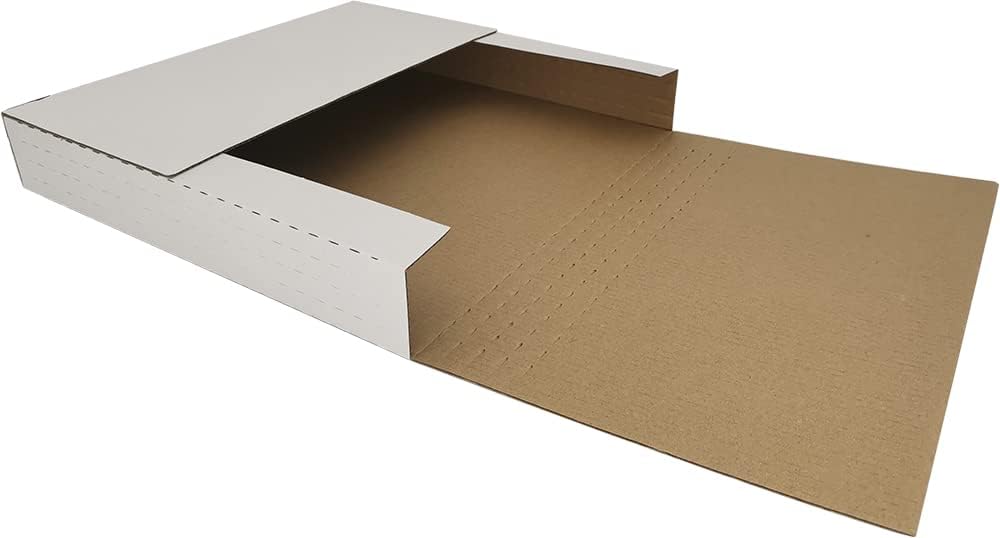 vinyl record mailer, 12.5x12.5x2" deep adjustable for 1-6, main product view