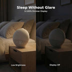 sunrise alarm clock wake up light, white noise, package contents