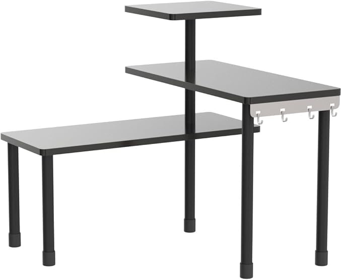 JayRex Countertop Corner Shelf, 3 Tier Shelf Moveable Organizer - Image 4
