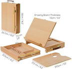 meeden table top easel with drawer: tabletop easel shown in use