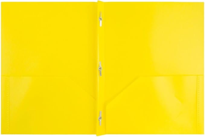 JAM PAPER Plastic Color Pop Folders - Image 2