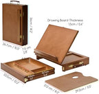 meeden table top easel with drawer: tabletop easel shown in use
