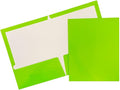 JAM PAPER Laminated Two Pocket Glossy School Folders by JAMPaper