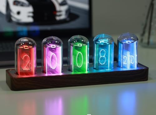 clocteck nixie tube clock with wi-fi sync, alarm, package contents