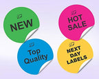 NextDayLabels - 8-1/2 x 11 Neon Color High Light Fluorescent Labels - Image 3