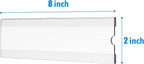 TONICE 6 Pack Acrylic Desk 2x8 Nameplate Holders, Acrylic Nameplate Holders - Image 3