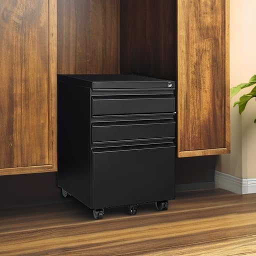 AFAIF 3 Drawer Mobile File Cabinet - Image 5