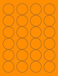 8-1/2 x 11" Neon Color High Light Fluorescent Labels by NextDayLabels
