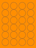 8-1/2 x 11" Neon Color High Light Fluorescent Labels by NextDayLabels
