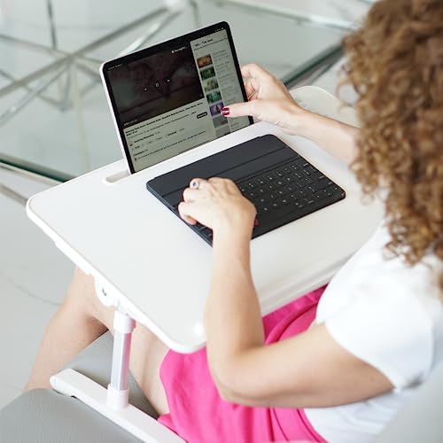 Limitless TotalDesk Portable Workstation and Lap Desk with Adjustable Height ...