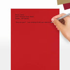 LUXPaper 8.5" x 11" Paper | Letter Size | Ruby Red | 80lb. Text | 500 Qty - Image 5