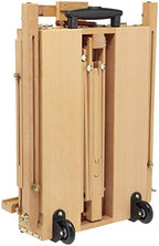 creative mark monet wooden french walnut color easel showing dimensions