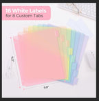 SKYDUE Pastel Binder Dividers - Image 2