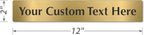 SmartSign Custom Brass Sign - Image 5
