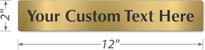 SmartSign Custom Brass Sign - Image 5