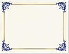 Empire Blue, Laser & Inkjet Printer Compatible, by Fine+Stationery