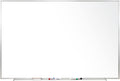 Ghent 4 x 6 Aluminum Frame Porcelain Magnetic Whiteboard, 1 Marker, 1 Eraser"
