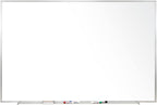 Ghent 4 x 6 Aluminum Frame Porcelain Magnetic Whiteboard, 1 Marker, 1 Eraser"