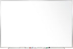 Ghent 4 x 5 Porcelain Magnetic Whiteboard, Aluminum Frame, 1 Marker, 1 Eraser by Ghent