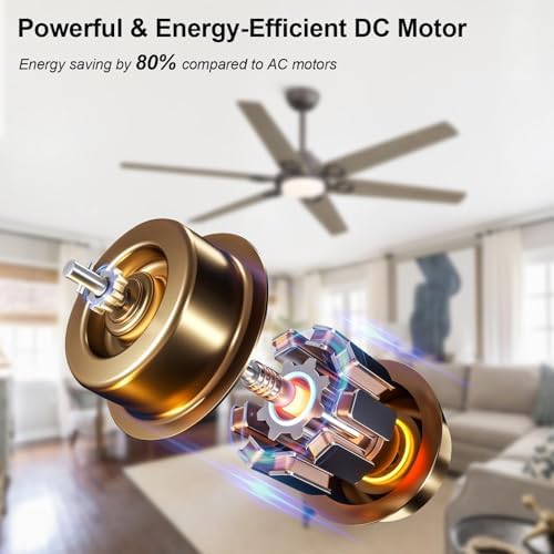 wingbo ceiling fan with lights - 64 inch, package contents