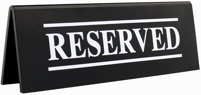 New Star Foodservice Stainless Steel Table Tent Sign, 6 x 1.5-Inch) - Image 2