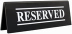 New Star Foodservice Stainless Steel Table Tent Sign, 6 x 1.5-Inch) - Image 2