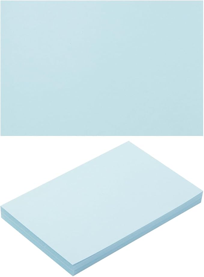 50 Sheets Blank Cardstock Paper 250 GSM Thick Heavy Cards Stock by Topeen