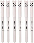 Piaogui 6pcs 0.5mm Erasable Gel Pens, Kawaii Cute Bear Pig Erasable Gel Pen Set by Unknown