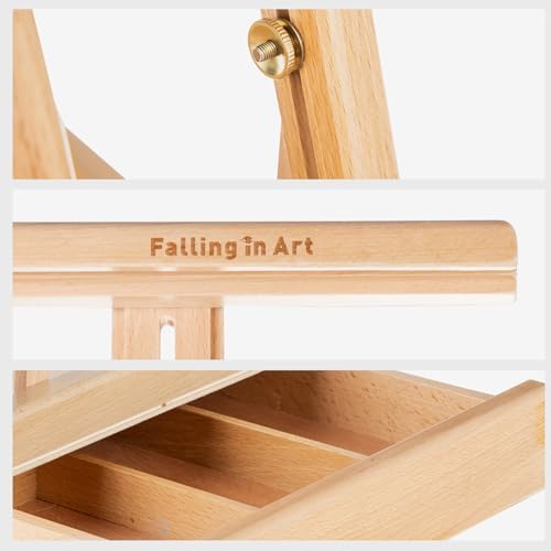 falling in art adjustable sketchbox tabletop easel with showing dimensions