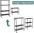 Himimi 6-Tier Storage Shelf Units, Adjustable Wire Shelving - Image 6