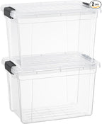Superio Clear Storage Boxes by Superio