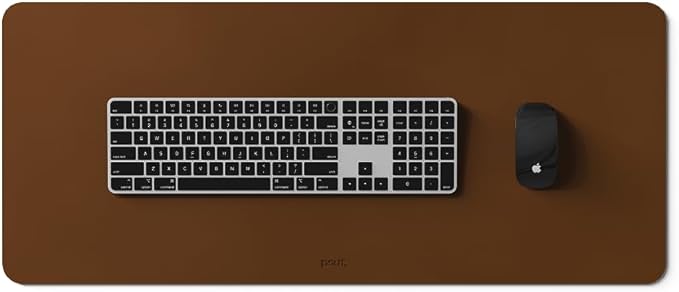 POUT TekDec Mat – Vegan Leather Desk Pad, Water-Resistant Surface, Anti-Slip - Image 2