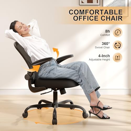 office chair, ergonomic desk chairs 330lbs capacity high, view 9