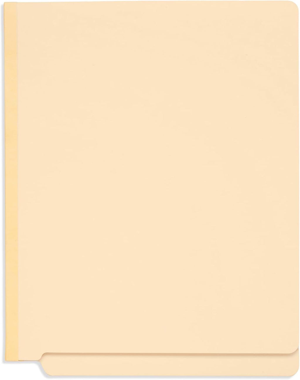 Blue Summit Supplies 50 Classification Folders 1 Divider, Letter, Manila | 2 prong bonded fasteners with top tabs, for medical, legal, and office record filing
