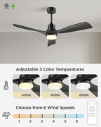 52 inch ceiling fans with lights remote, 3, close-up detail
