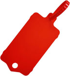 100pcs Reusable Blank Plastic Tags Ties Key Tags 1.45"*2.48" Serrated Tension by XF-Vel