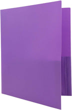 JAM PAPER Plastic Color POP Folders - Image 4