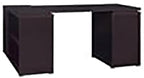 Pemberly Row L Shape Corner Storage Desk in Brown Cappuccino, Letter/Legal File - Image 8