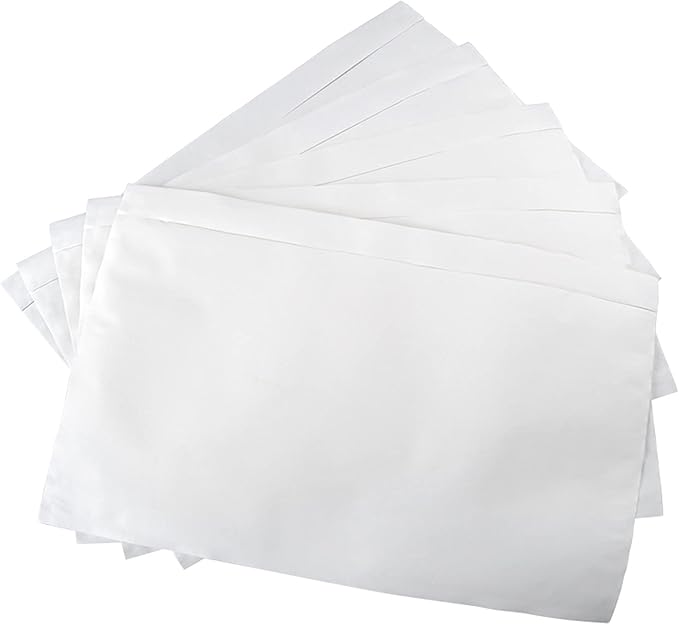 Coopaty 6" x 9" Adhesive Packing List Envelopes Clear Plastic Mailing Shipping - Image 5